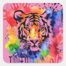 Search for colourful tiger stickers Animal