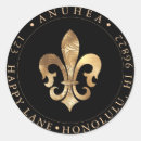 Search for gold fleur de lis stickers Damask