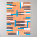 Search for teal and brown posters Retro