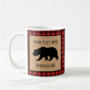 Search for burlap mugs Buffalo plaid