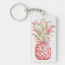 Search for watercolor pineapple key rings Pineapples