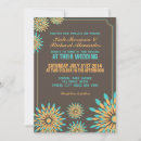 Search for floral pattern wedding invitations Retro
