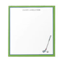Search for golf notepads Green