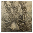 Search for vintage octopus tiles Sea monster