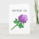 Search for purple flower pattern cards Mother