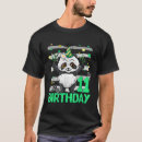 Search for panda eating bamboo tshirts Black and white panda