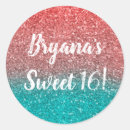 Search for orange glitter stickers Sparkly