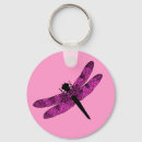 Search for pink dragonfly key rings Colourful