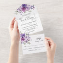 Search for folded invitations Watercolor flowers