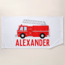Search for truck beach towels Firefighter