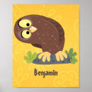 Search for funny cartoon owl posters Adorable