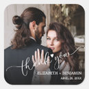 Search for letter wedding stickers Thank you
