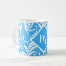 Search for blue white floral mugs Unique