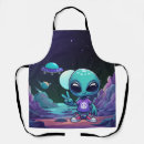 Search for space alien aprons Galaxy