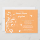 Search for orange butterfly invitations Fall