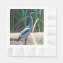 Search for blue heron napkins Animal