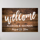 Search for rustic wood wedding signs Welcome
