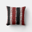 Search for red and black cushions Stripes