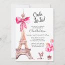 Search for paris birthday invitations French
