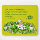 Search for irish blessings mouse mats Shamrocks