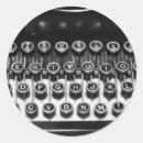 Search for old typewriter stickers Black