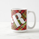Search for plaid monogram mugs Initial