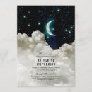 Search for moon and stars bridal shower invitations Starry