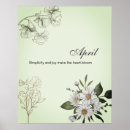 Search for simple calendar posters Watercolor