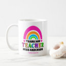 Search for thank you mugs Christmas teacher