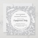 Search for silver engagement party invitations Trendy