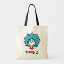 Search for the cat in the hat tote bags Thing one thing two