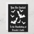 Search for vampires invitations Horror