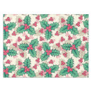 Search for vintage christmas tablecloths Holly