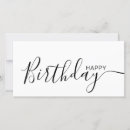 Search for black and white birthday cards Simple