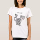 Search for snow leopard tshirts Cute