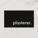 Search for plaster business cards Construction