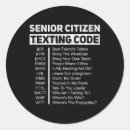 Search for senior citizen stickers Elderly