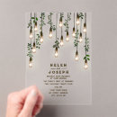 Search for acryl invitations Greenery