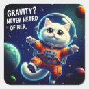 Search for cats in space stickers Astronaut cat
