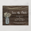 Search for mason jar save the date postcards Barn