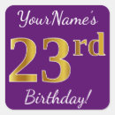 Search for twenty three stickers 23rd birthday