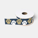 Search for paw print ribbon Gold