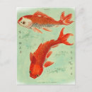 Search for koi fish postcards Gold