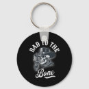 Search for bad to the bone key rings Skull
