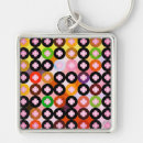 Search for multi coloured key rings Stylish