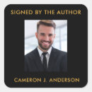 Search for authors square stickers Autographed
