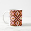 Search for orange and brown mugs Geometric