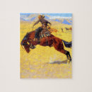 Search for vintage cowboy puzzles Old west