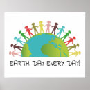 Search for earth day every day posters World