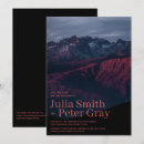 Search for mountain save the dates Engagement
